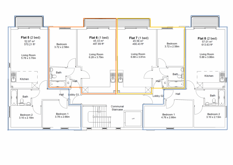 Staines City Centre –38_Floor -second
